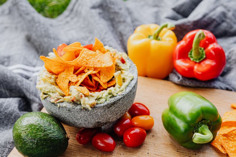 Fresh guacamole prepared tableside at Chuys